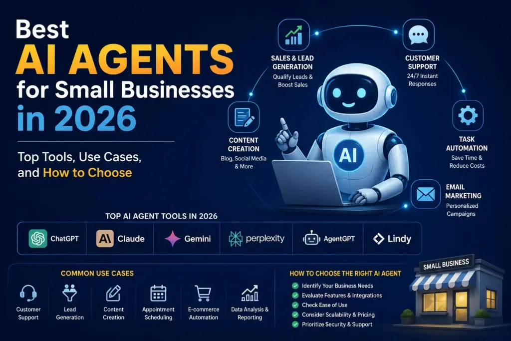 A collection of Best AI Agents for Small Businesses, optimized to help automate workflows for small businesses.